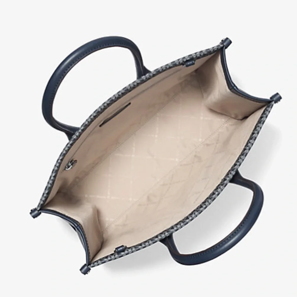 MICHAEL KORS Mirella Medium Ombré Logo EW Tote Shoulder Bag
Navy 
NWT - Picture 2 of 16